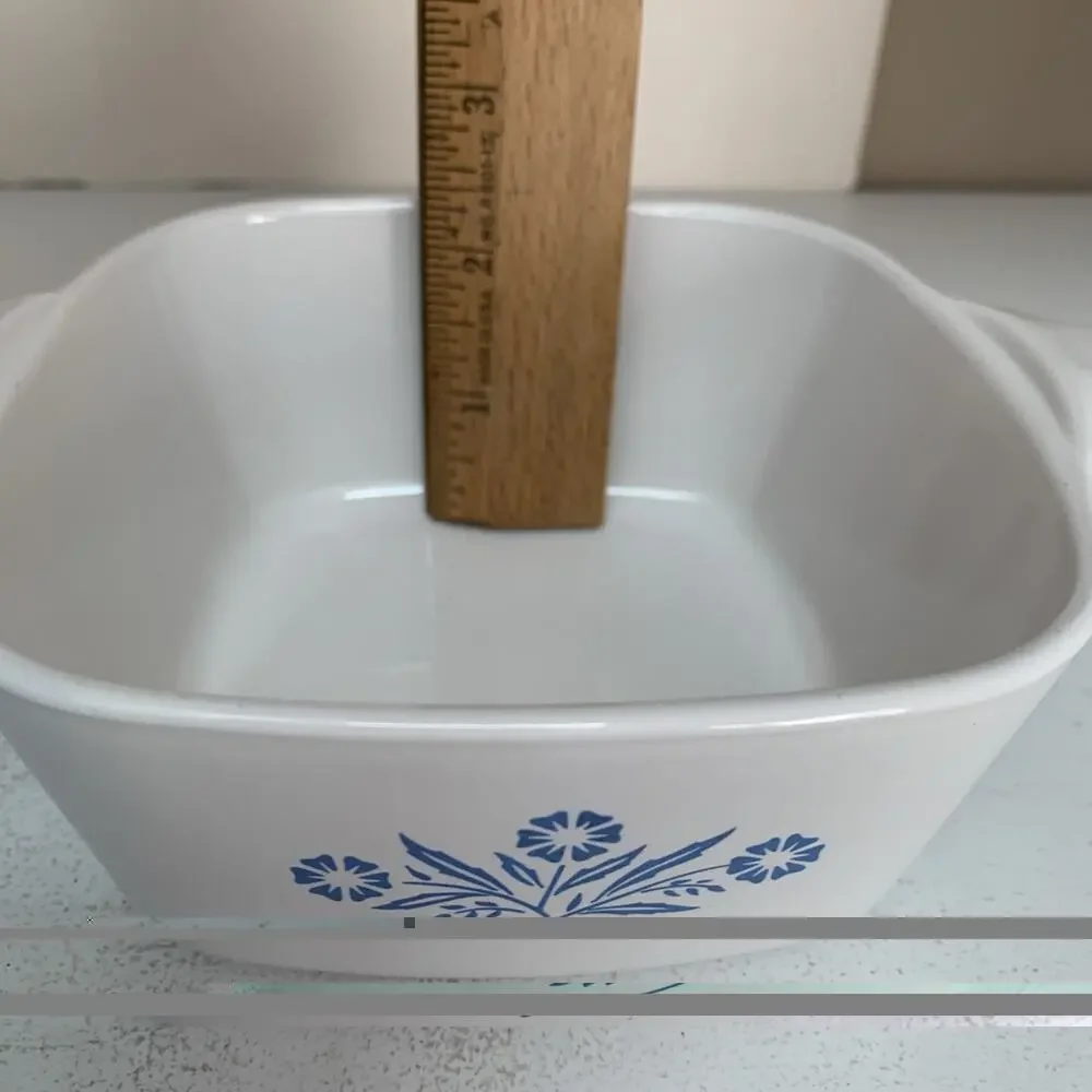 2 Corning Ware P 43 B Blue Cornflower Petite 2 3/4 Set of 2 Casserole Dish